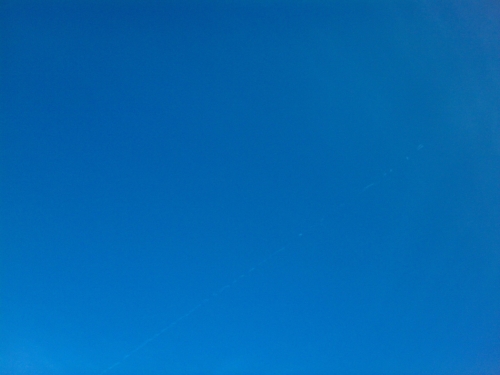 Blue Sunday sky - Rotterdam, 12 oktober 2014